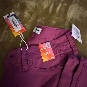 YMI Plum Mid-Rise Jeans 1X